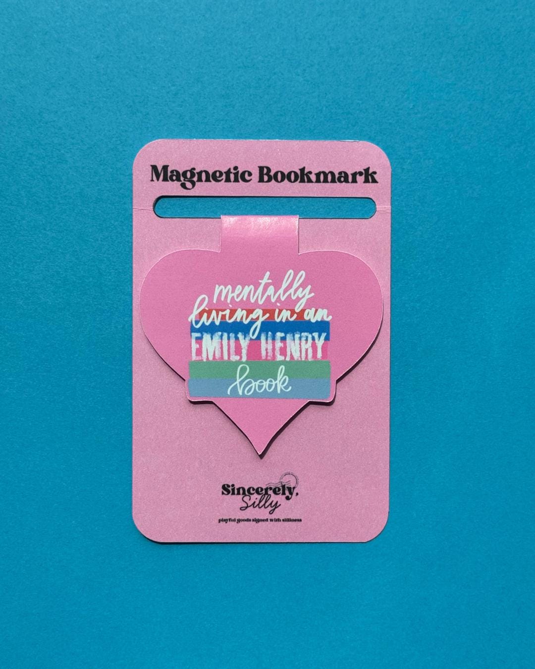Mentally Living in an Emily Henry Magnetic Bookmark