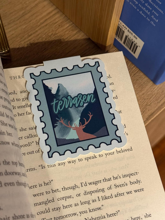 Terrasen Postcard Magnetic Bookmark