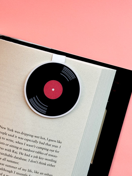 Vinyl Record Magnetic Bookmark