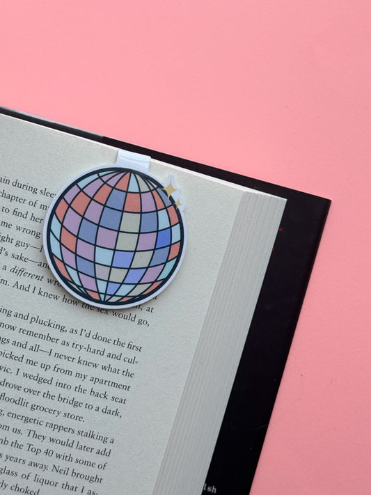 Disco Ball Magnetic Bookmark