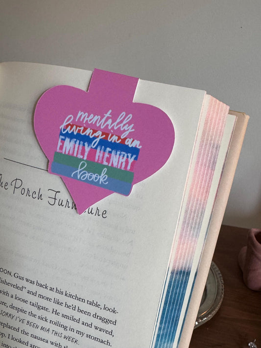 Mentally Living in an Emily Henry Magnetic Bookmark