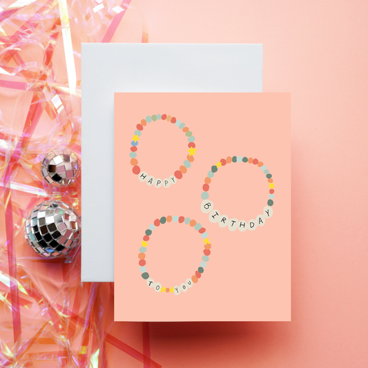 Friendship Bracelets Greeting Card