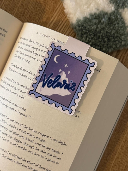 Velaris Postcard ACOTAR Inspired Magnetic Bookmark