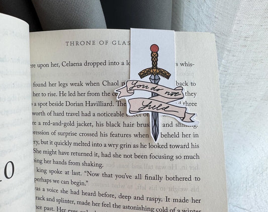 You Do Not Yield Sword Bookmark