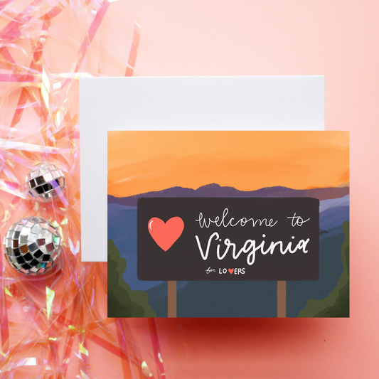 Welcome to Virginia Greeting Card