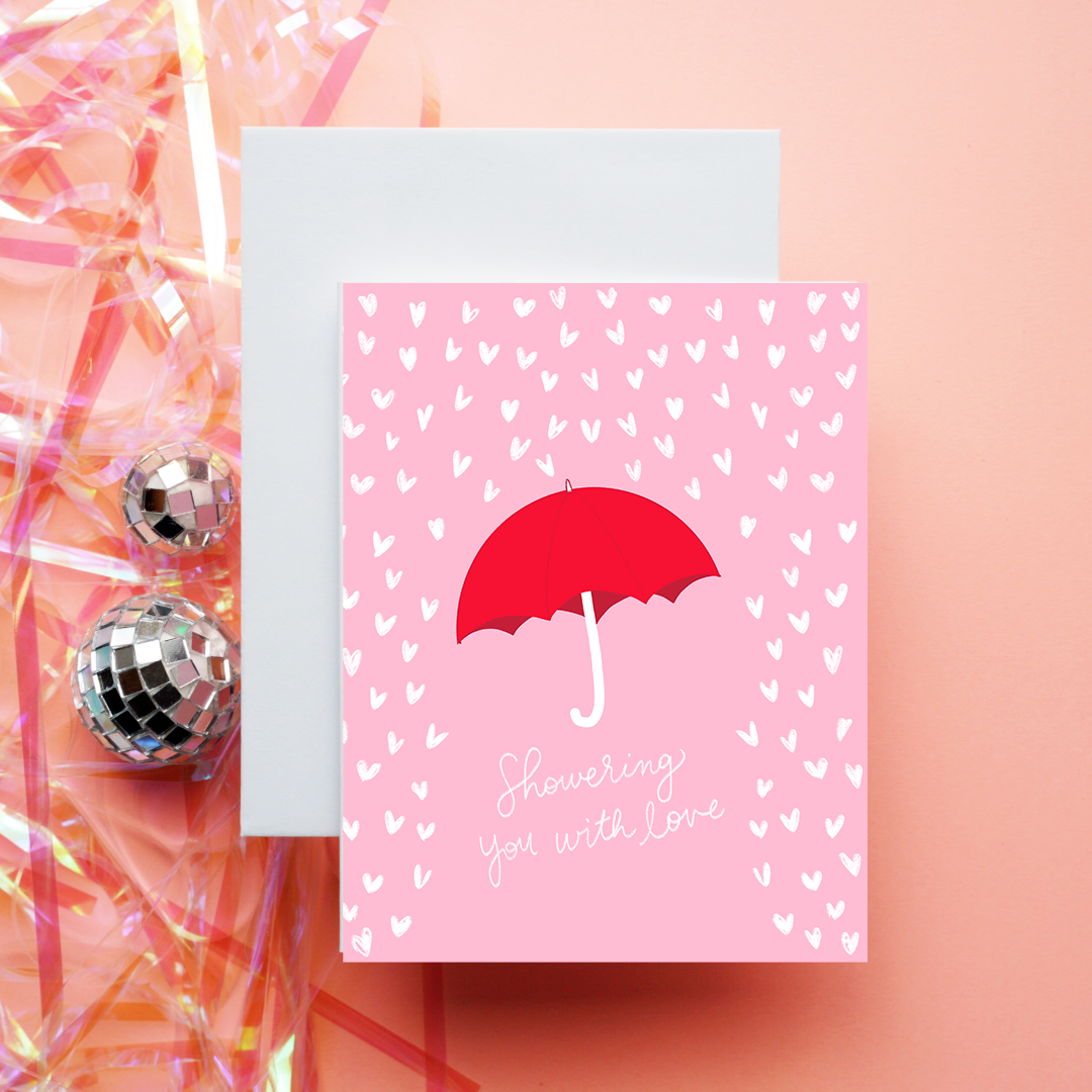 Showering You With Love | Greeting Card
