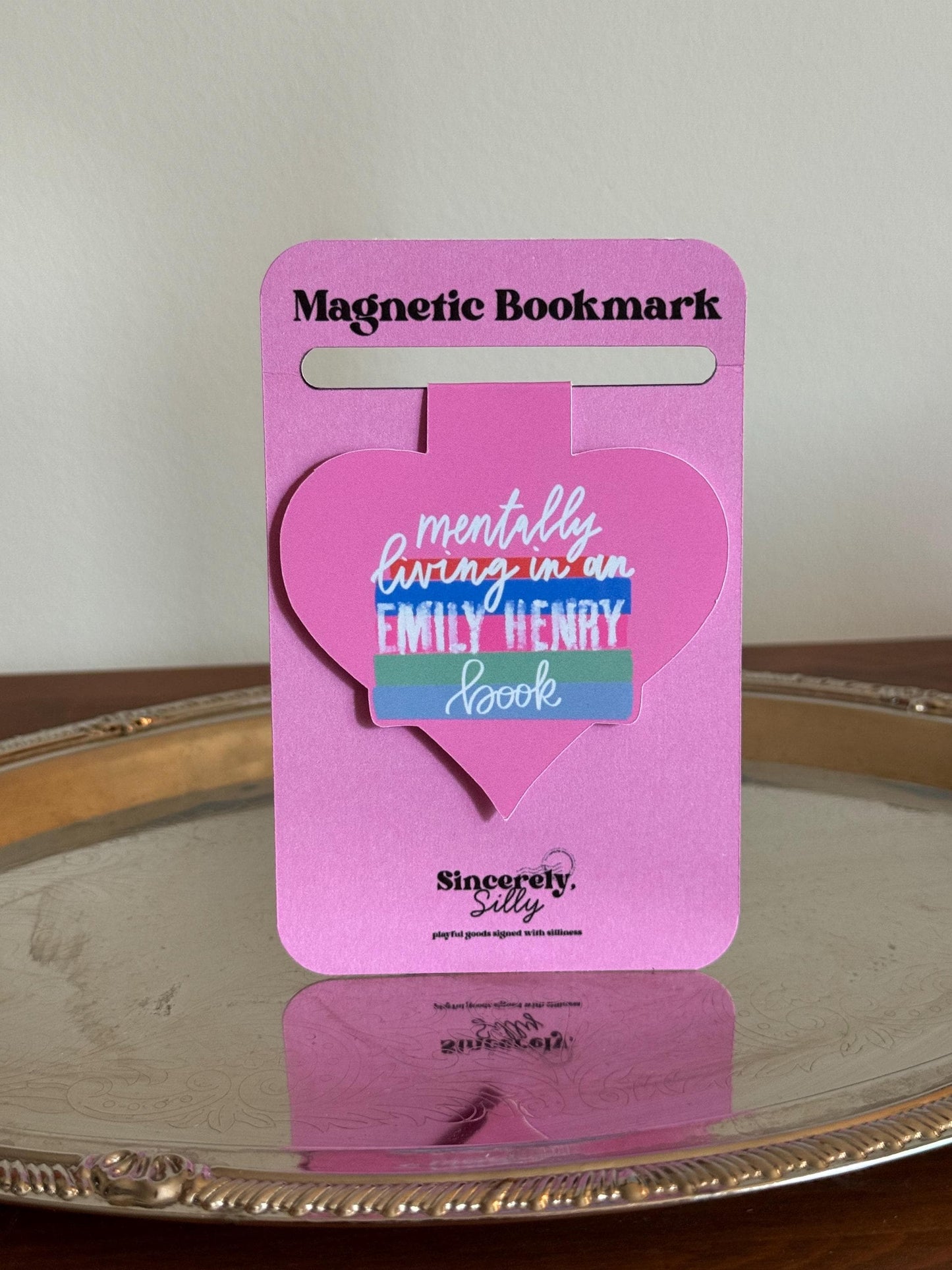Mentally Living in an Emily Henry Magnetic Bookmark