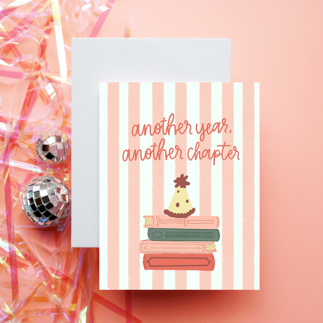 Another Year Another Chapter | Greeting Card