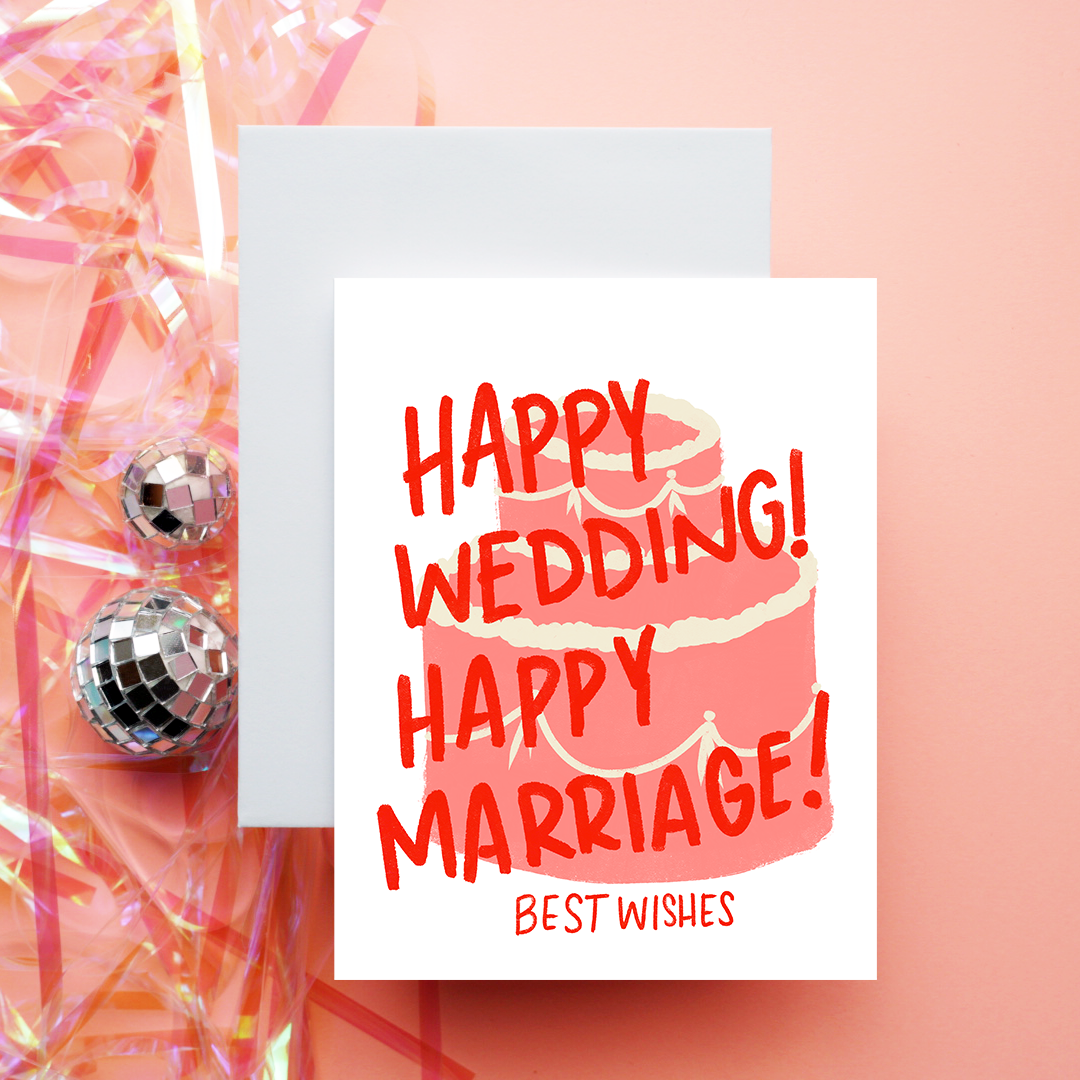Happy Wedding! Happy Marriage! | Greeting Card