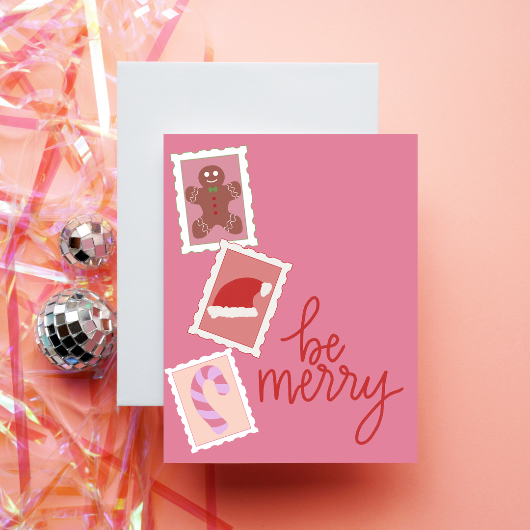 Be Merry Stamps | Greeting Card